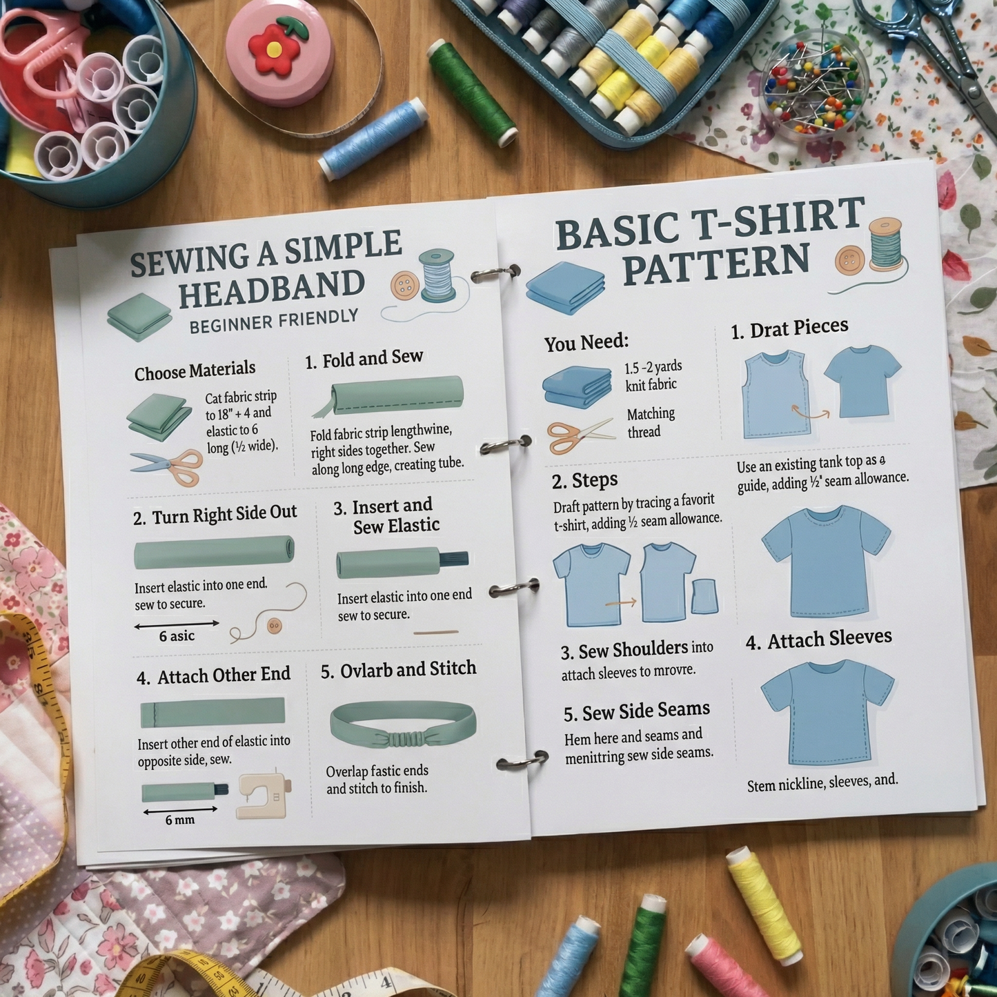 Over 1000+ Free Sewing Notes Guide