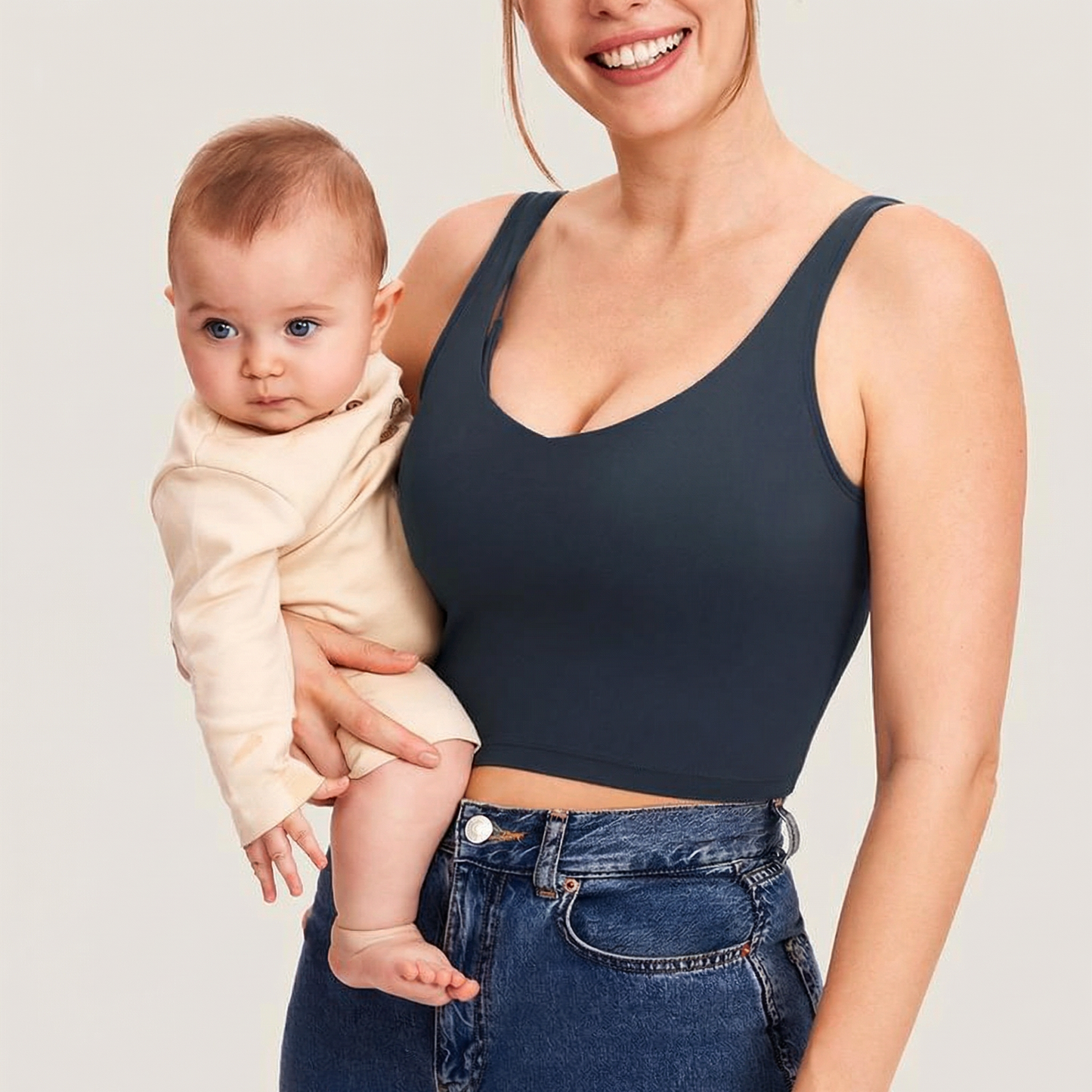 Anywhere Nursing Crop Top - Nurse Your Baby Anywhere In Seconds